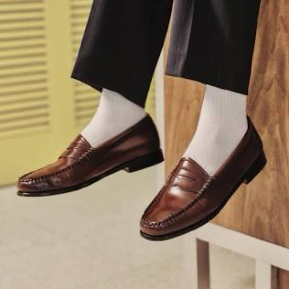 G.H. Bass & Co. Brown Leather Loafers